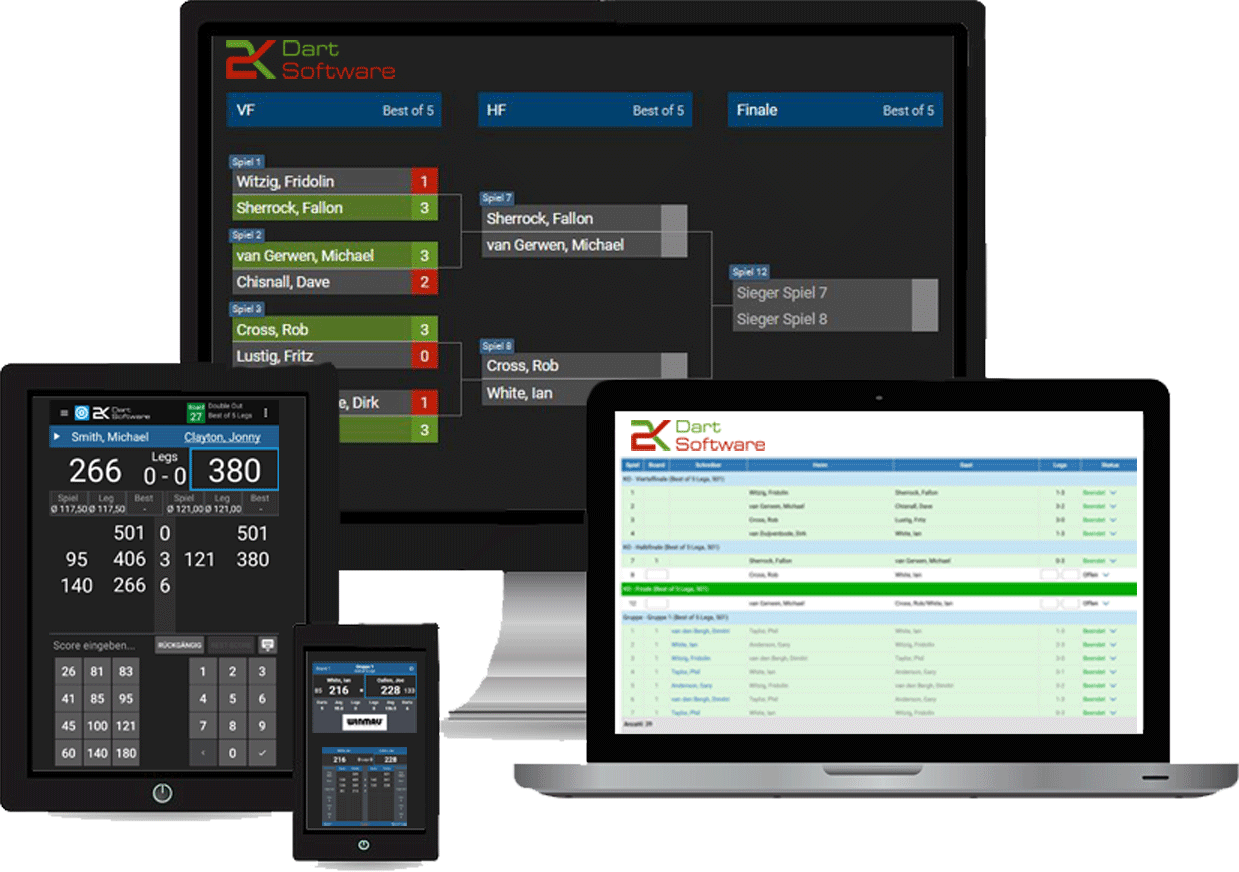 Turnierverwaltung 2K Dart Software Turniersoftware & Ligaverwaltung